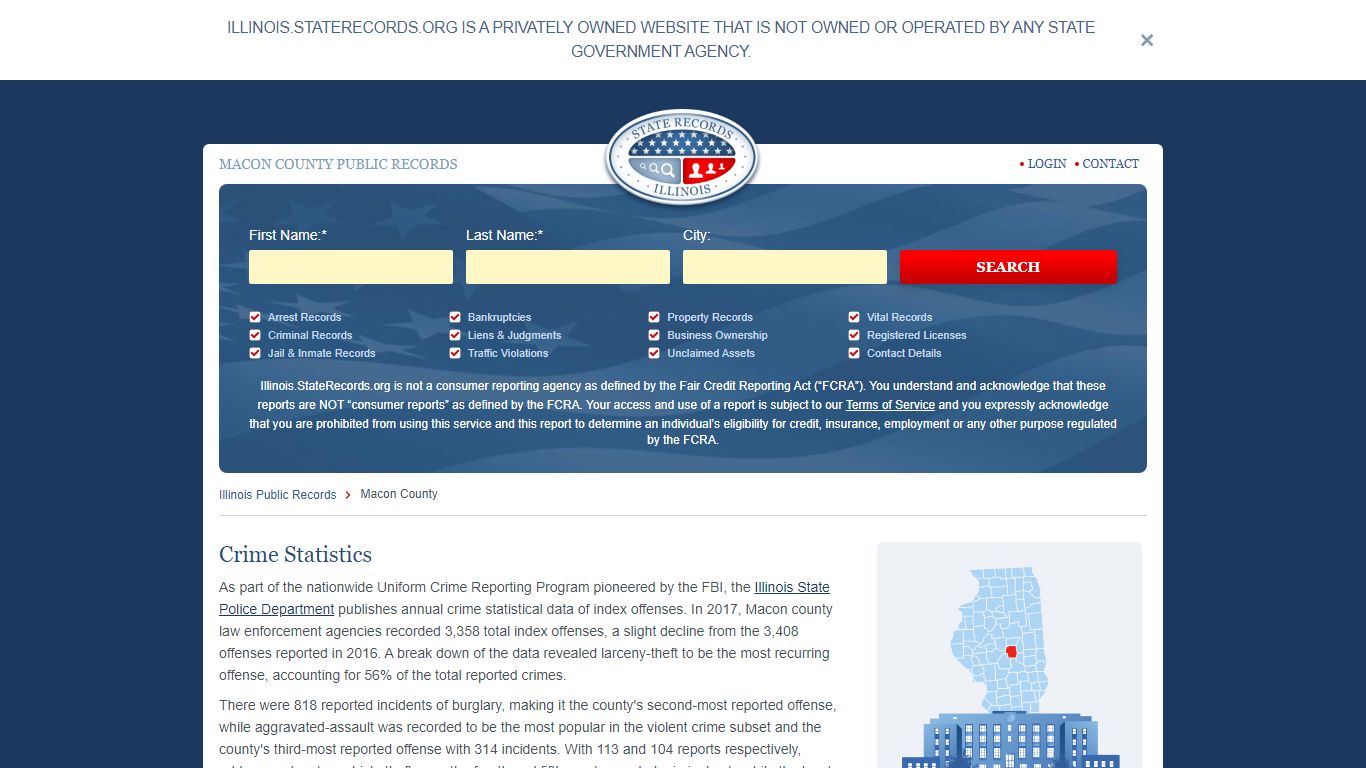 Macon County Arrest, Court, and Public Records | StateRecords.org